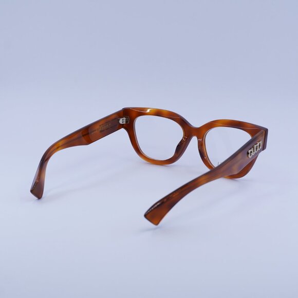Gucci GG1837O 002 Eyeglasses Havana 51mm Cat Eye Frame - Picture 9 of 10